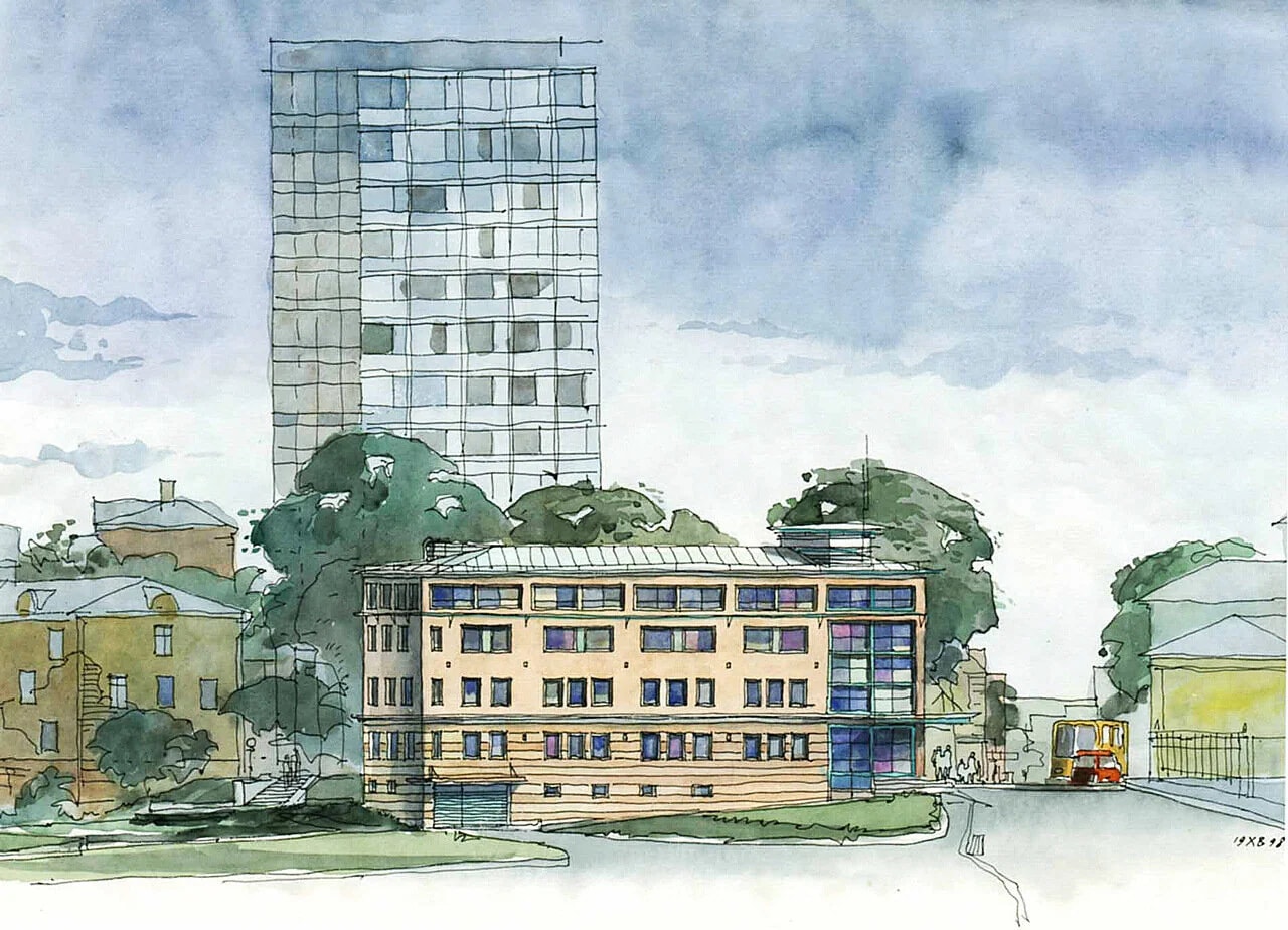 Административное здание в Б.Саввинском переулке